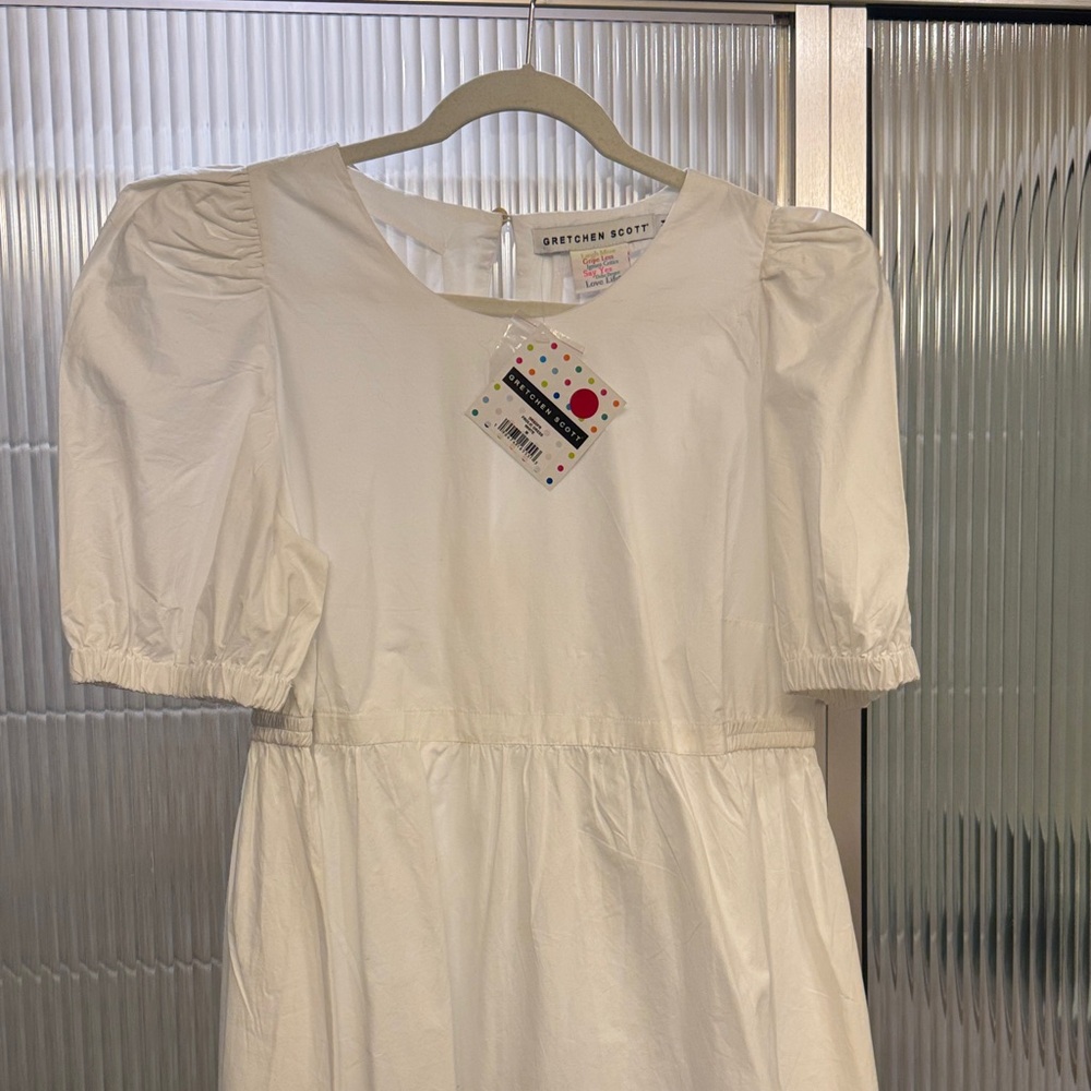 Gretchen Scott Designs White Casual Dress